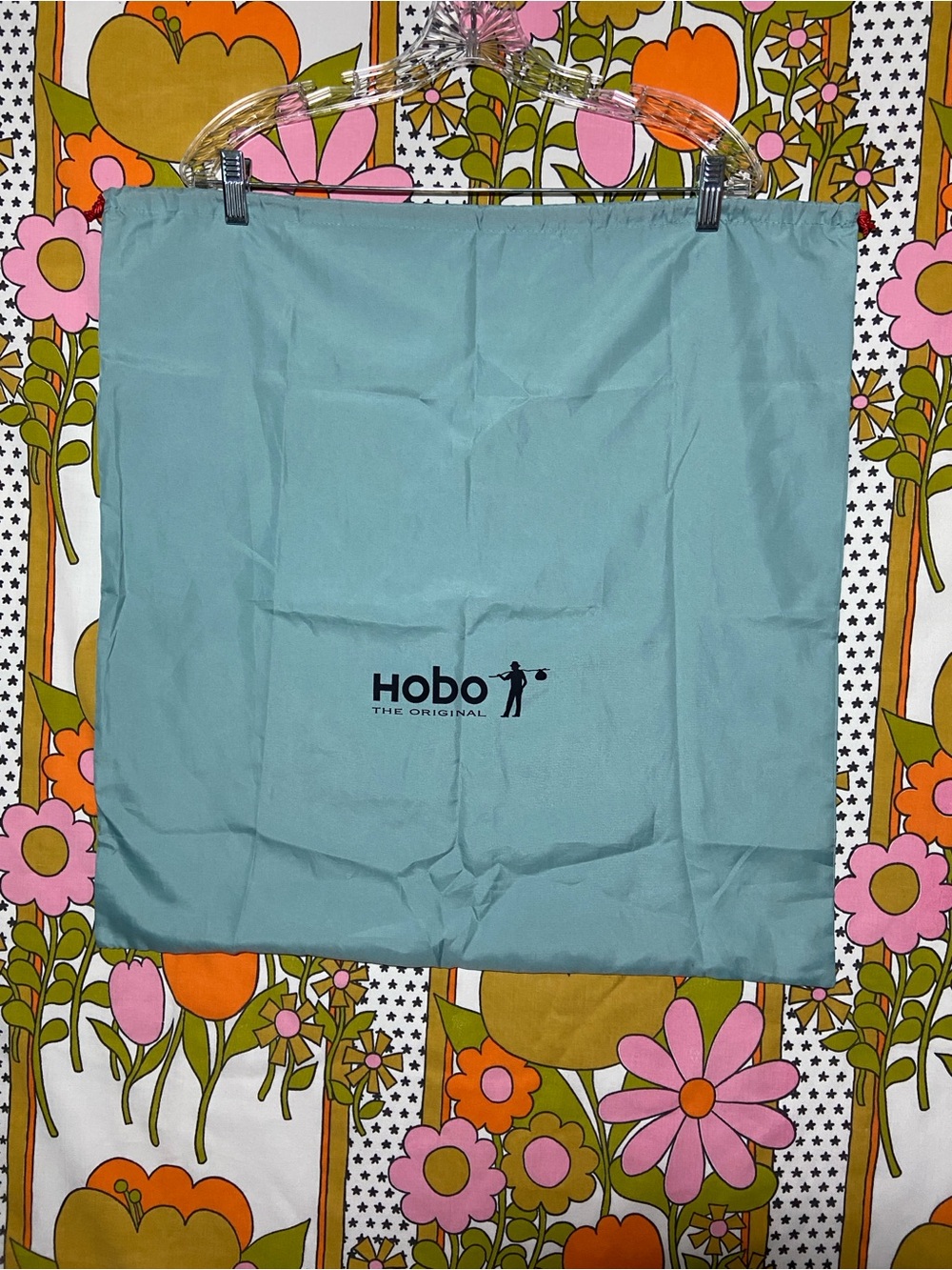 XL Hobo Teal Dust Bag Drawstring